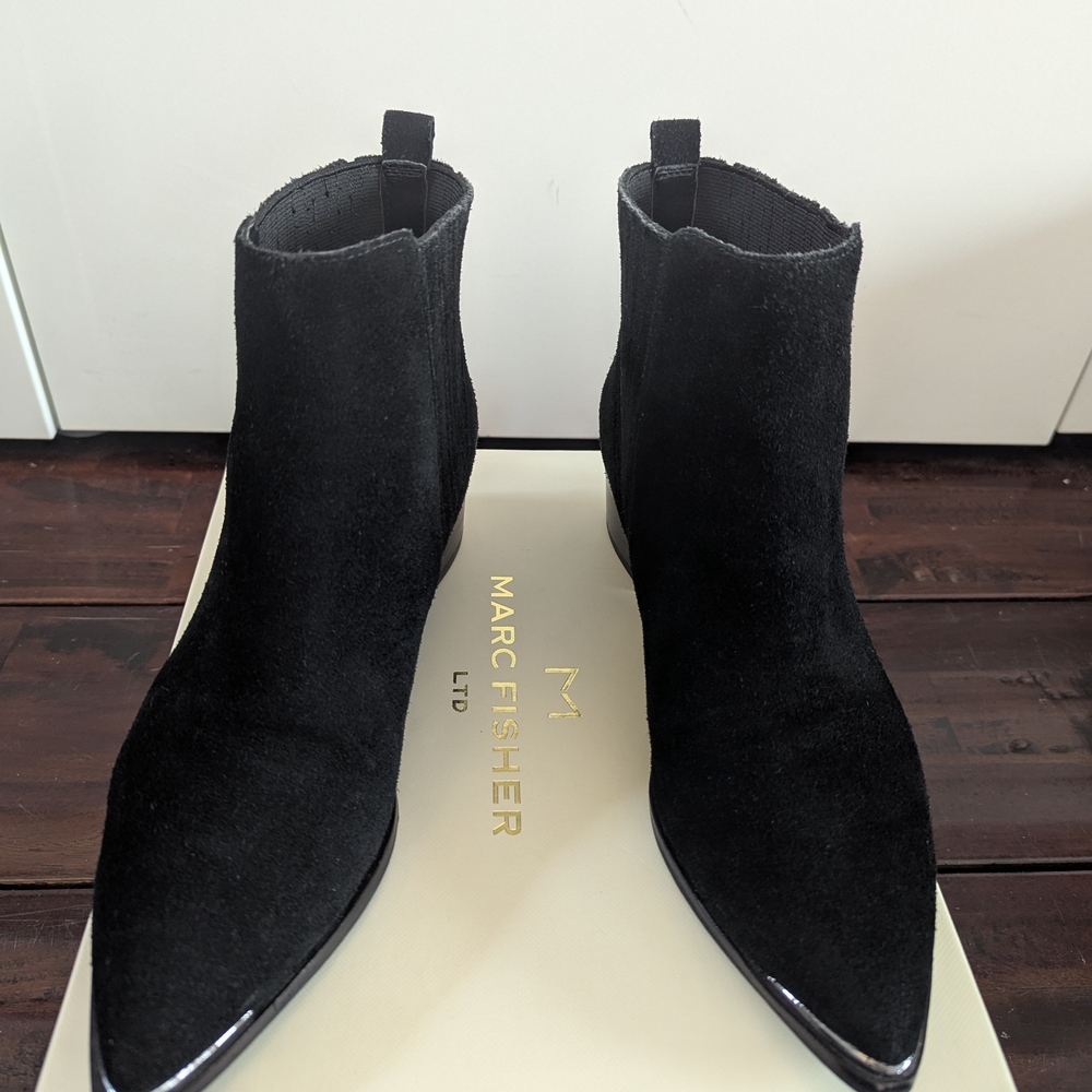 Marc Fisher Black Women's Ankle Boots - Picture 12 of 15